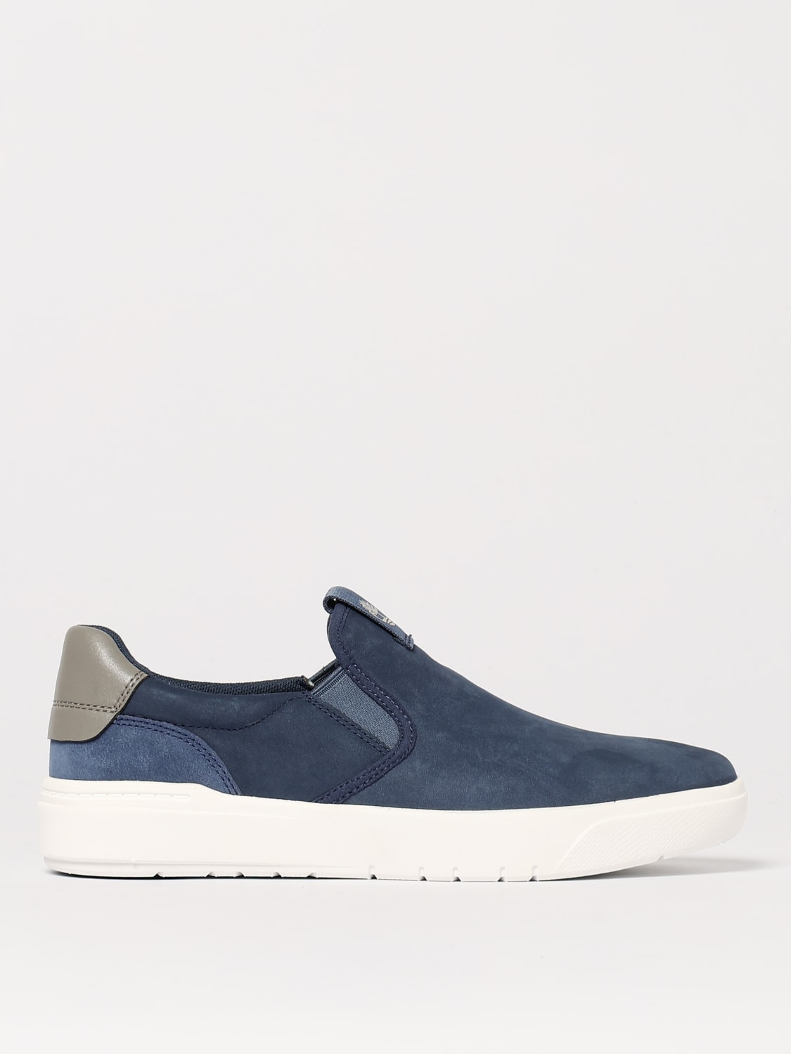 TIMBERLAND SNEAKERS: Sneakers Seneca Bay Timberland in camoscio , Blue - Img 1
