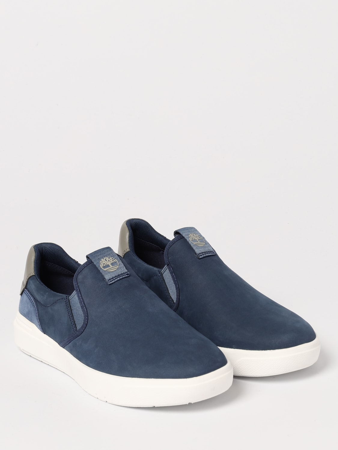 TIMBERLAND SNEAKERS: Sneakers Seneca Bay Timberland in camoscio , Blue - Img 2