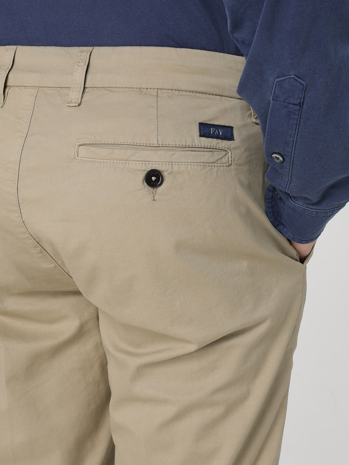 FAY HOSE: Hose herren Fay, Beige - Img 3