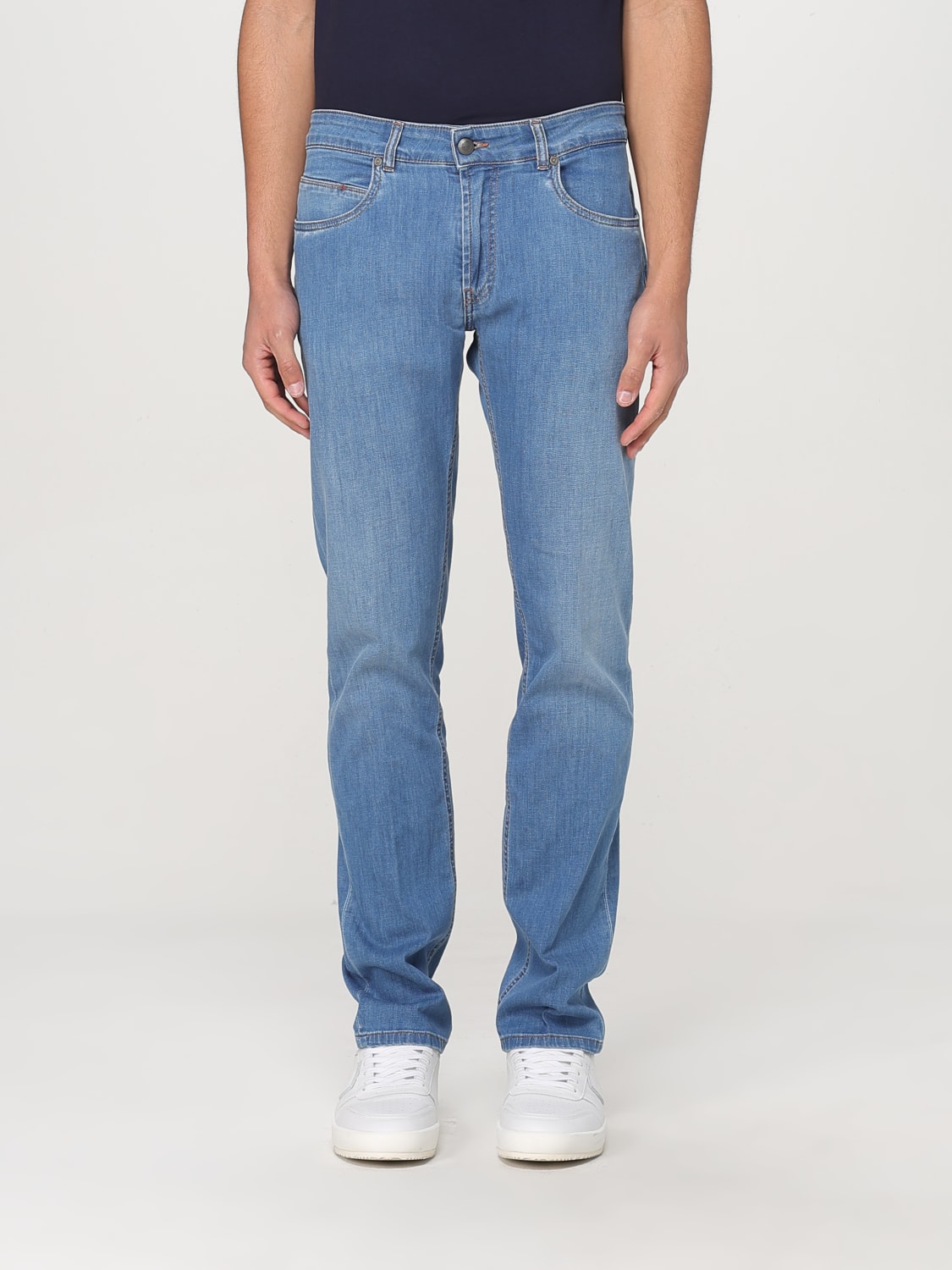 FAY JEANS: Jeans Fay in denim , Blue - Img 1