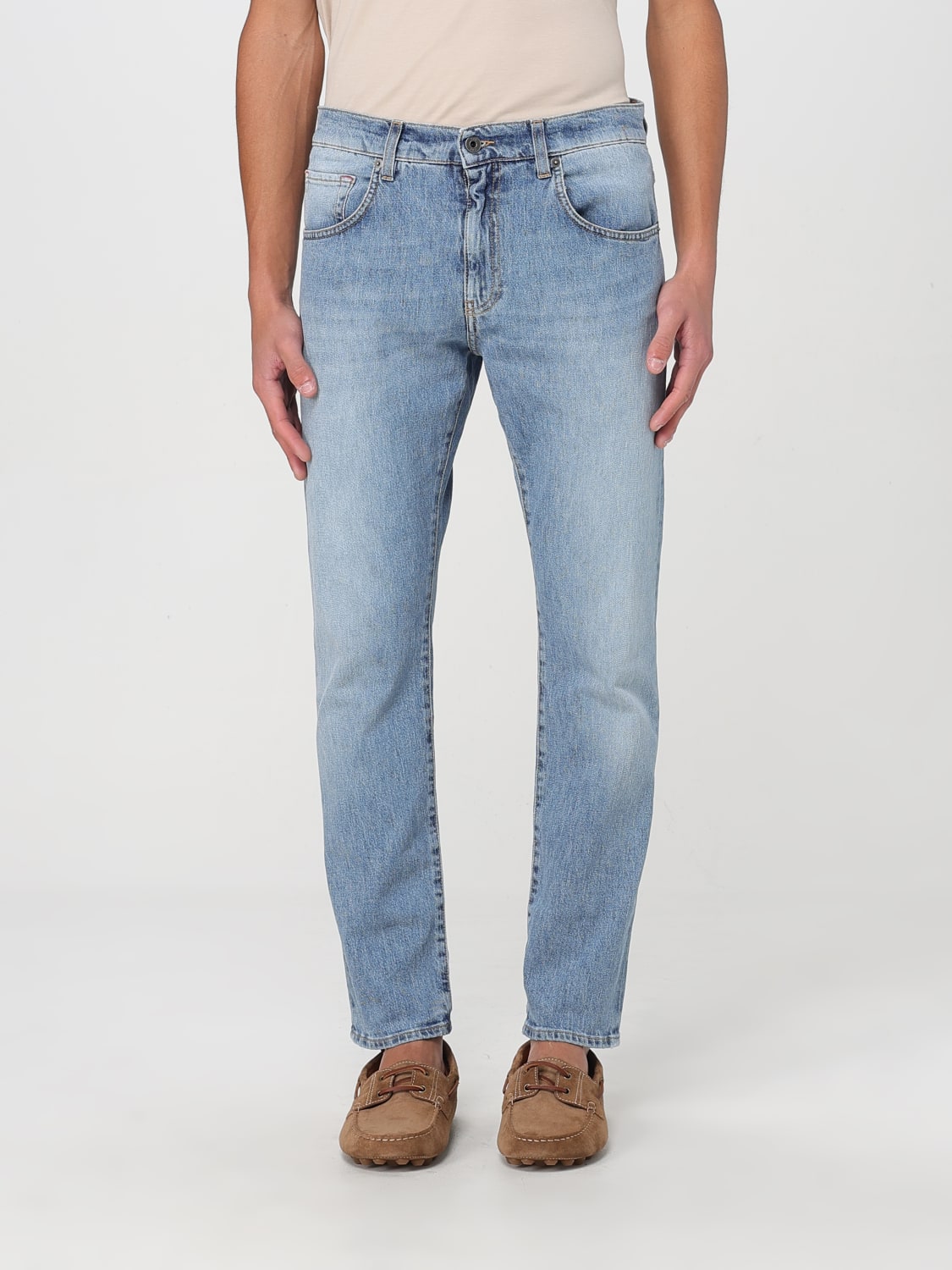 FAY JEANS: Fay men's jeans, Gnawed Blue - Img 1