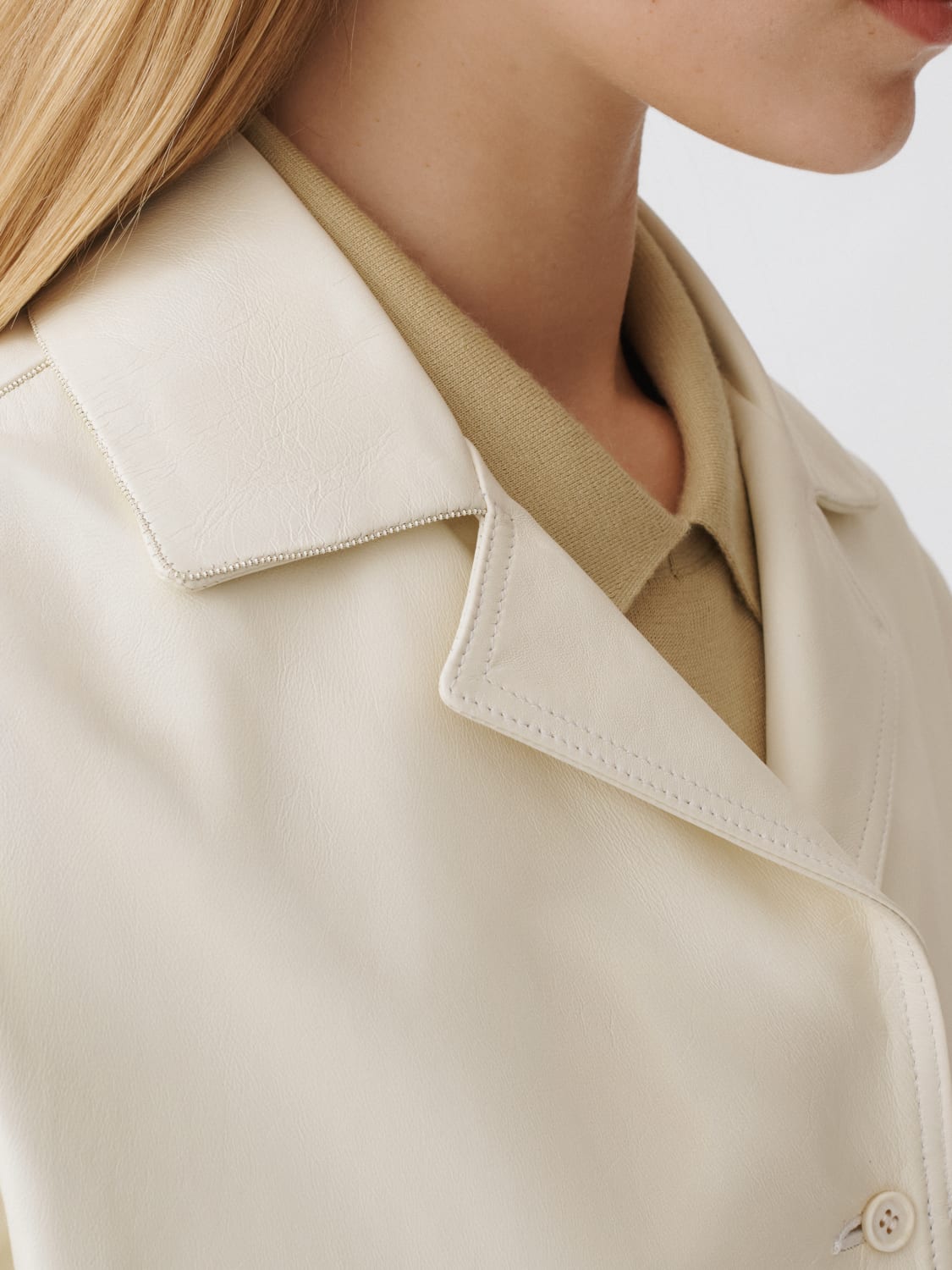 ジャケット FABIANA FILIPPI Woman Jacket Butter PLD265F232L289 0145 FABIANA FILIPPI: cropped jacket - Butter | Fabiana Filippi