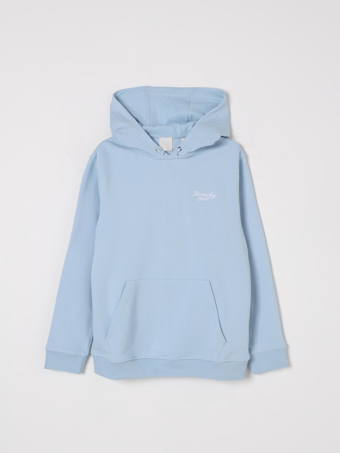 GIVENCHY SWEATER: Sweater kids Givenchy, Sky Blue - Img 1