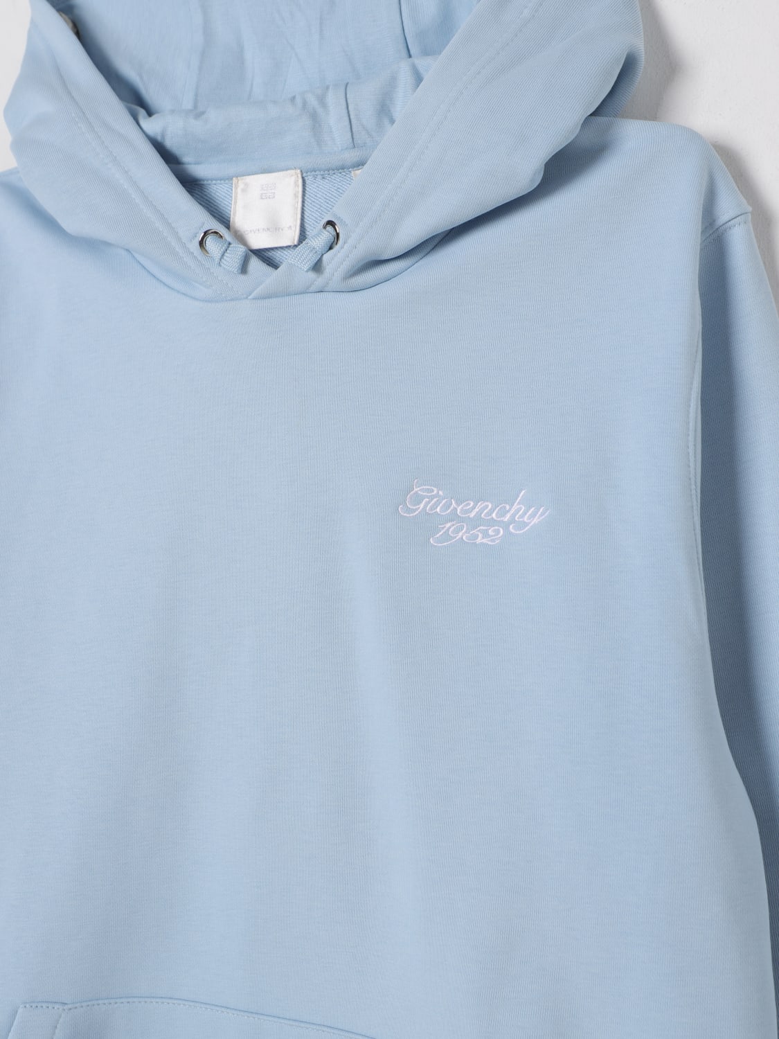 GIVENCHY SWEATER: Sweater kids Givenchy, Sky Blue - Img 3