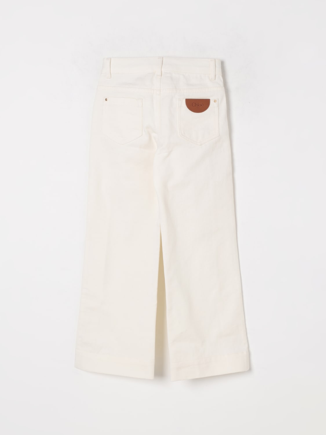 CHLOÉ JEANS: Hose kinder ChloÉ, Weiß - Img 2