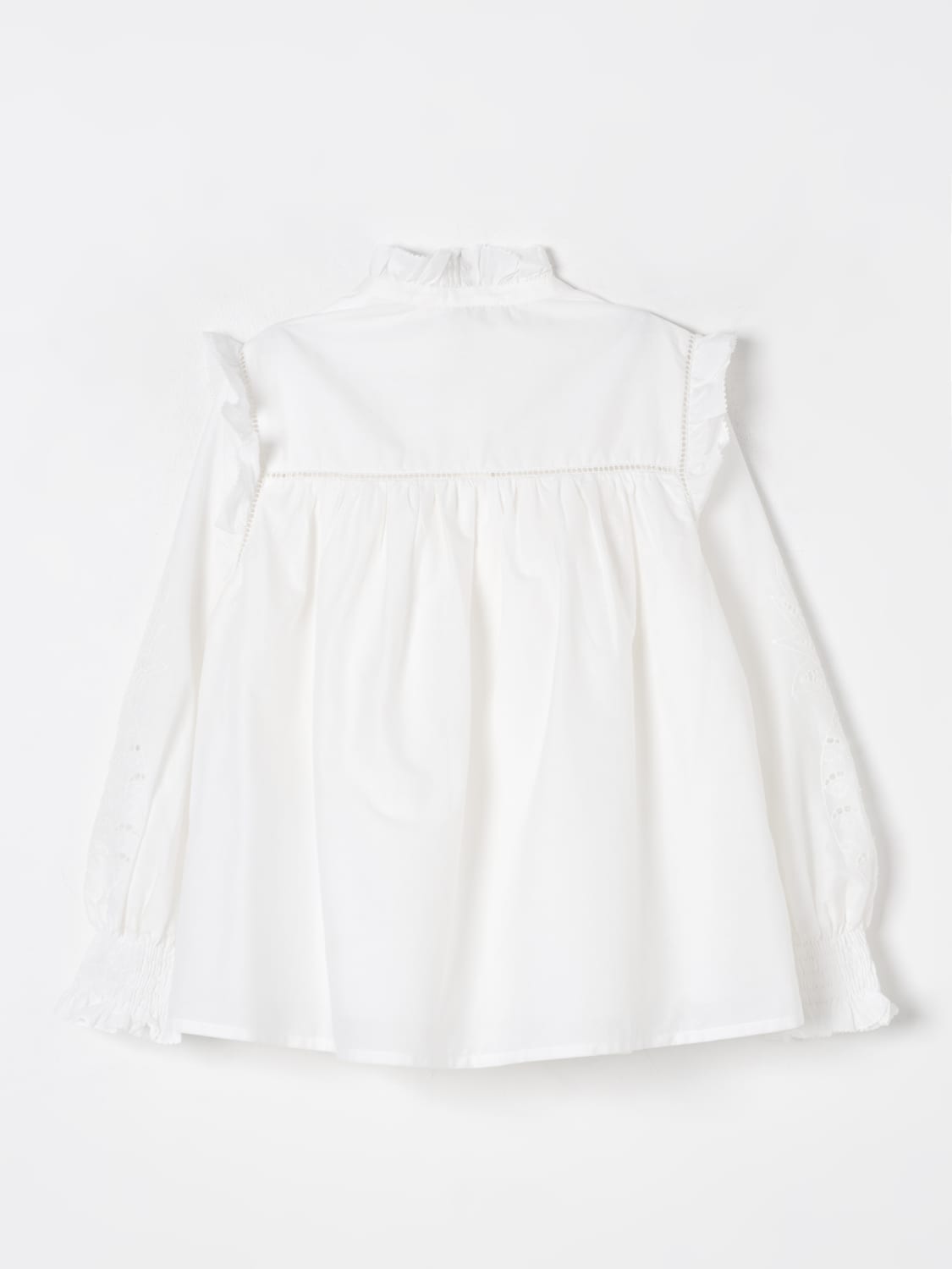 CHLOÉ CAMISA: Camisa niños ChloÉ, Blanco - Img 2