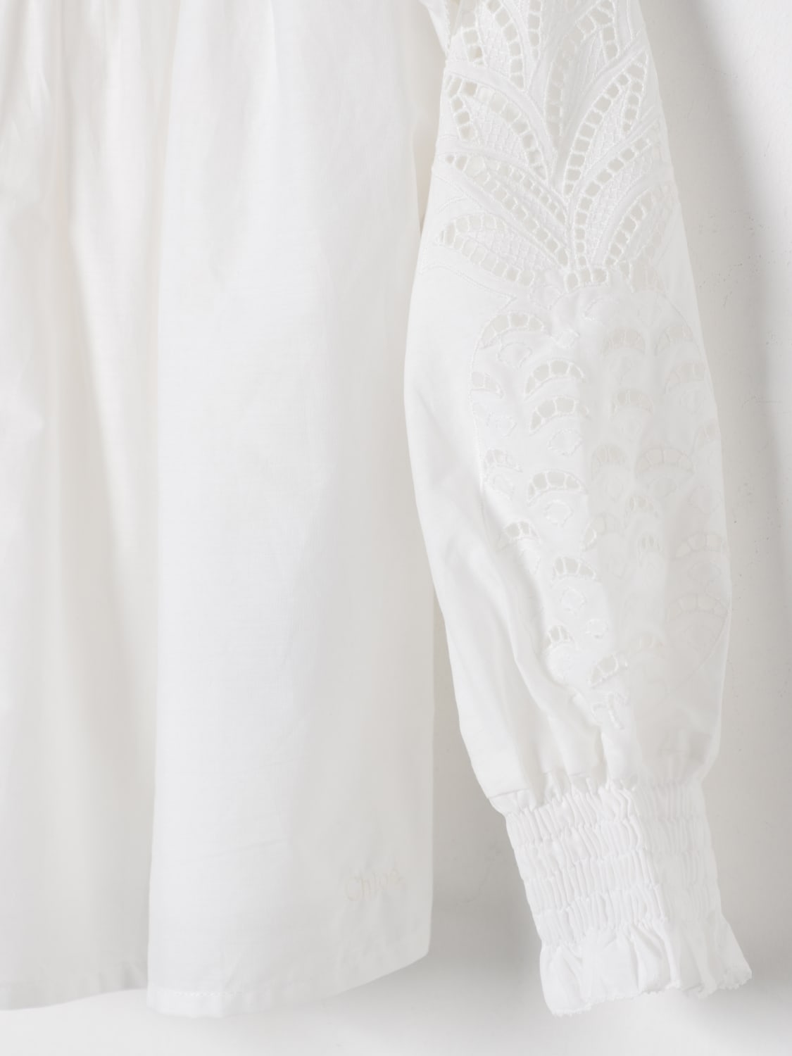 CHLOÉ CAMISA: Camisa niños ChloÉ, Blanco - Img 3