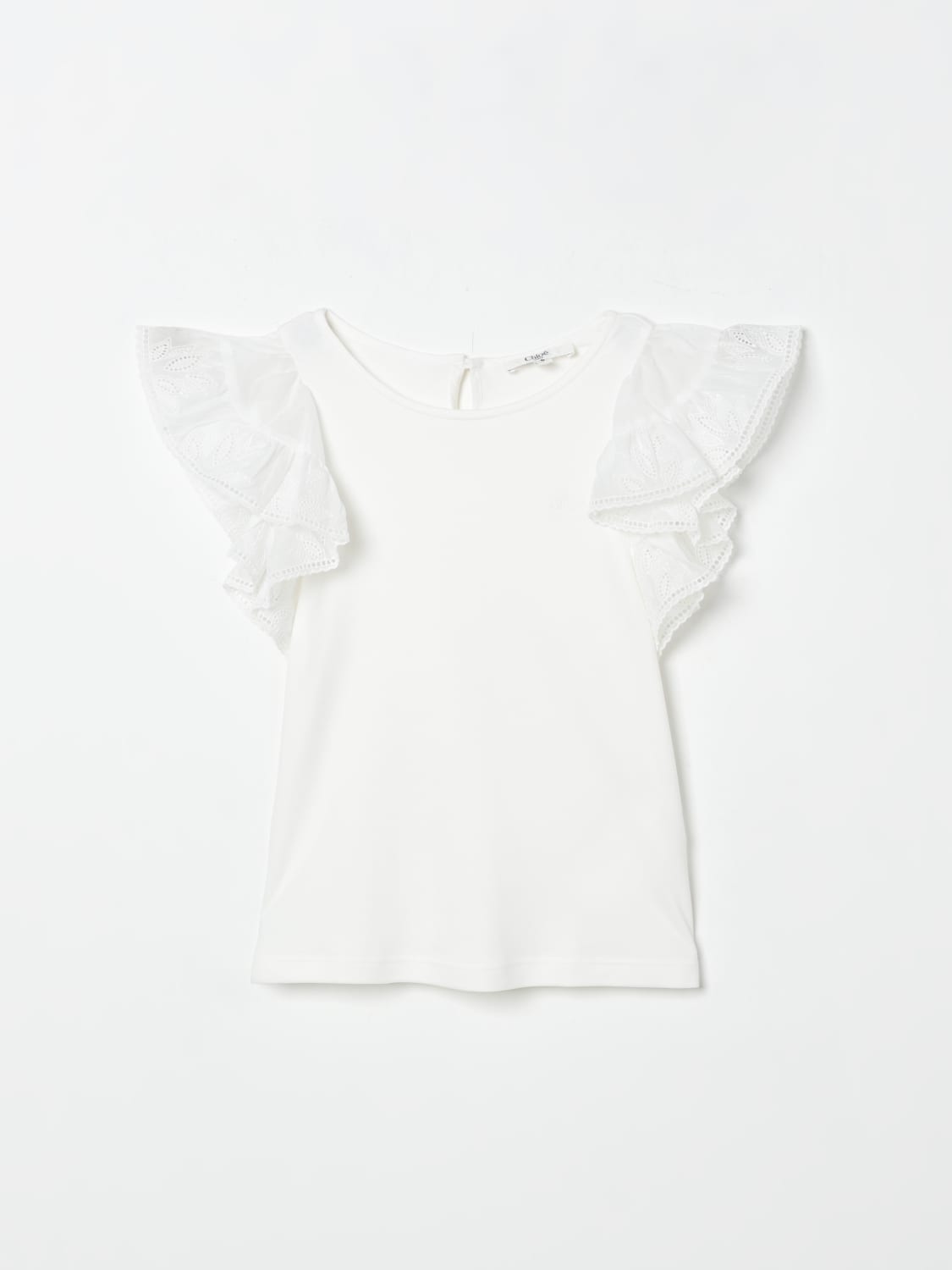 CHLOÉ TOP: Top niños ChloÉ, Blanco - Img 1