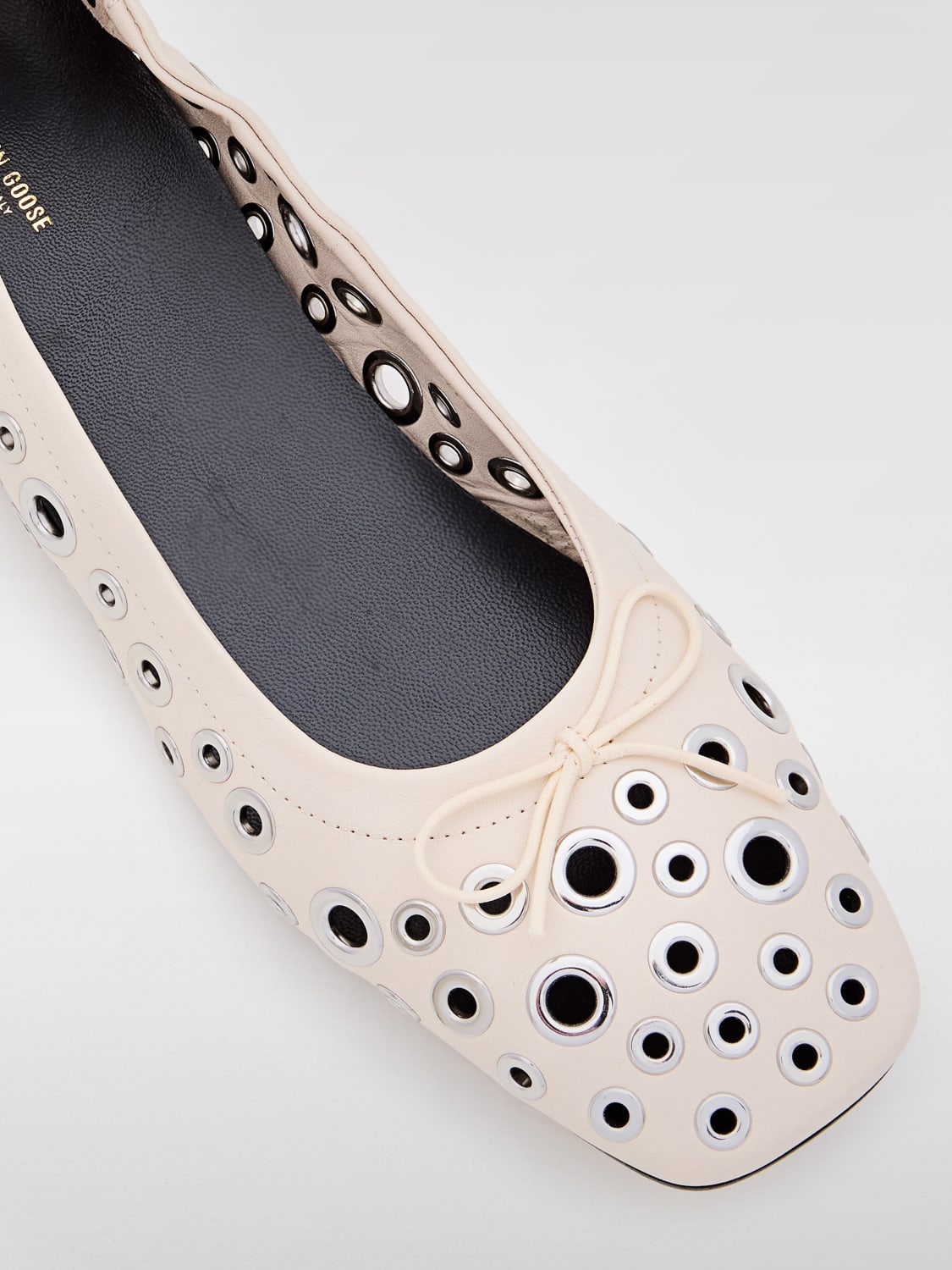 GOLDEN GOOSE MANOLETINAS: Manoletinas mujer Golden Goose, Blanco - Img 4