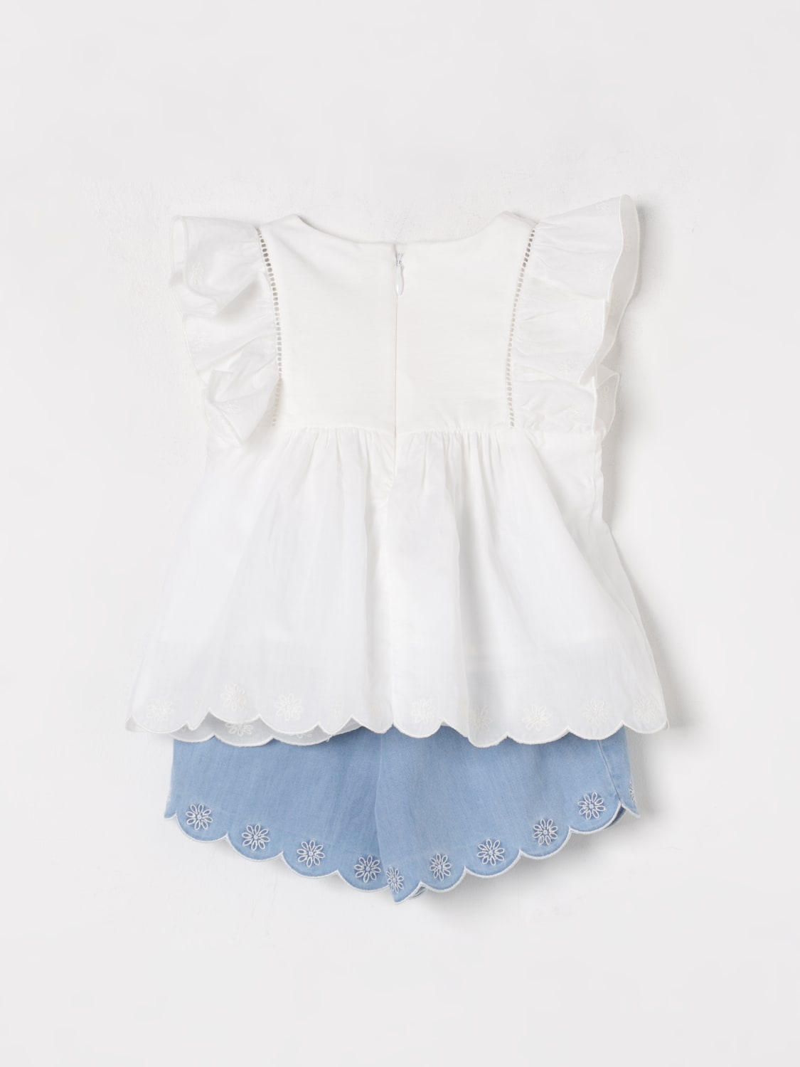CHLOÉ JUMPSUIT: Romper kids ChloÉ, White - Img 2