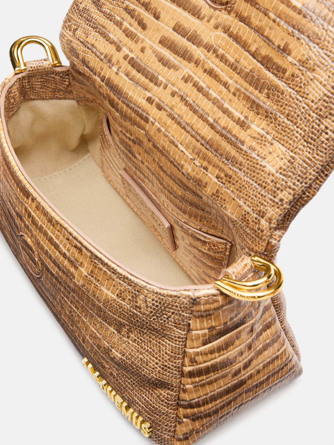 JACQUEMUS: Shoulder bag woman - Beige | Jacquemus mini bag