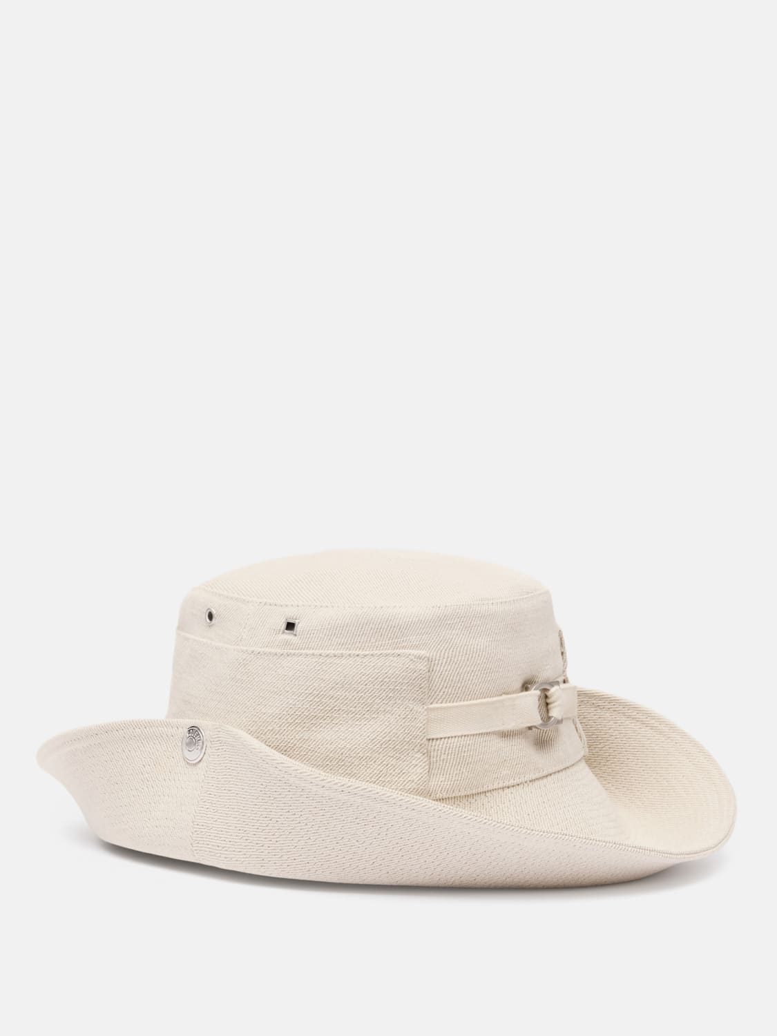 JACQUEMUS GORRO: Gorro hombre Jacquemus, Blanco - Img 2