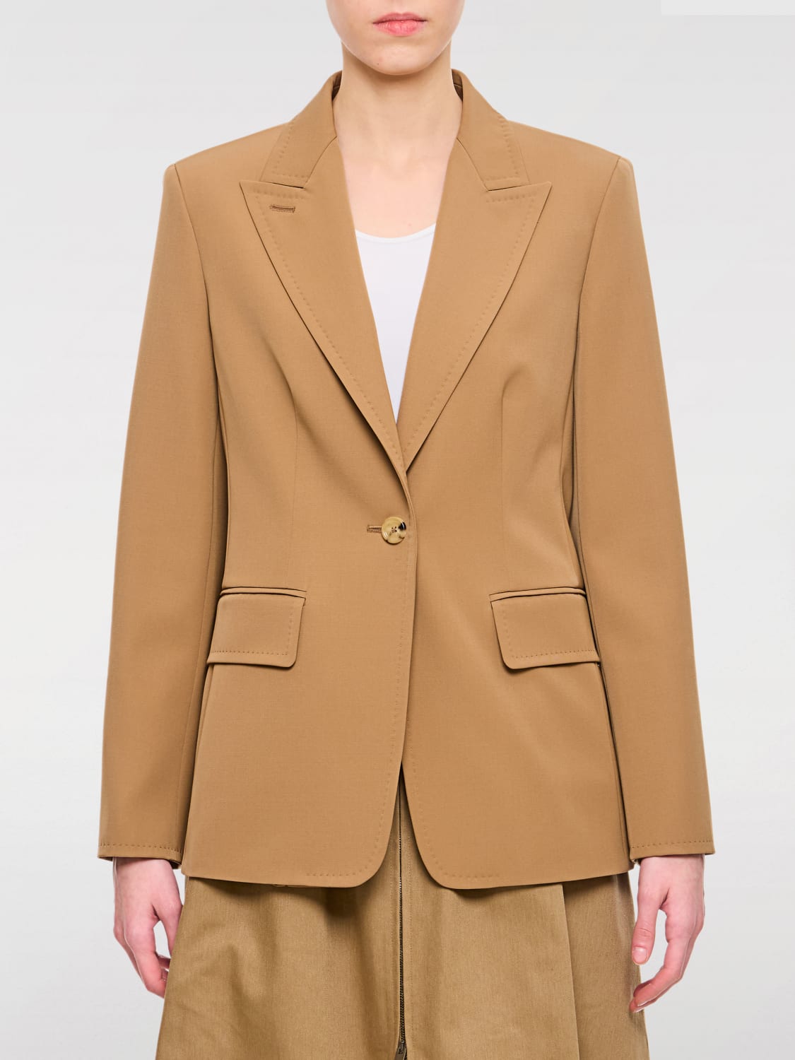 MAX MARA: Blazer woman - Beige | Max Mara blazer