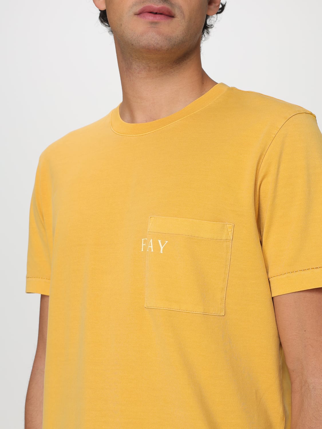 FAY T-SHIRT: Polo shirt men Fay, Yellow - Img 3