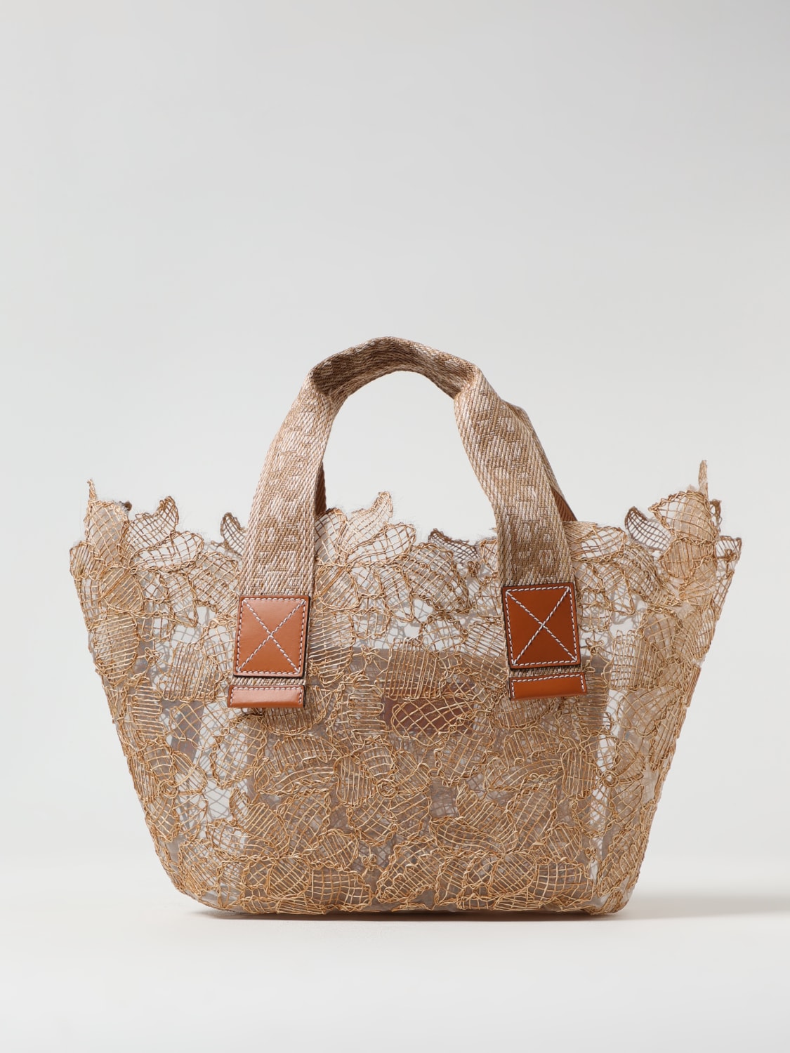 ERMANNO SCERVINO HANDBAG: Mini bag woman Ermanno Scervino, Natural - Img 1