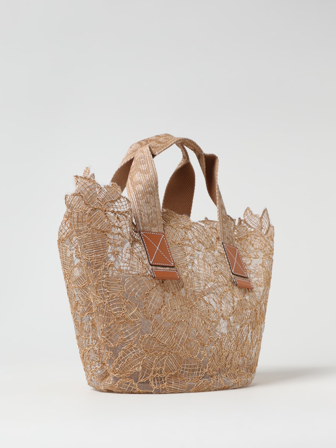 ERMANNO SCERVINO HANDBAG: Mini bag woman Ermanno Scervino, Natural - Img 3