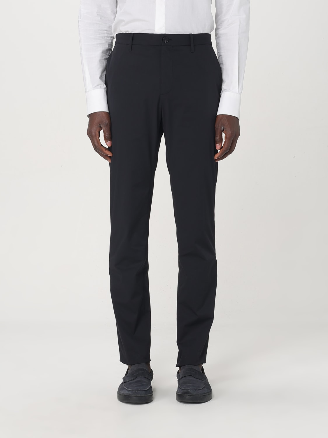 INCOTEX PANTALONI: Pantalone chino Incotex in misto cotone , Nero - Img 1