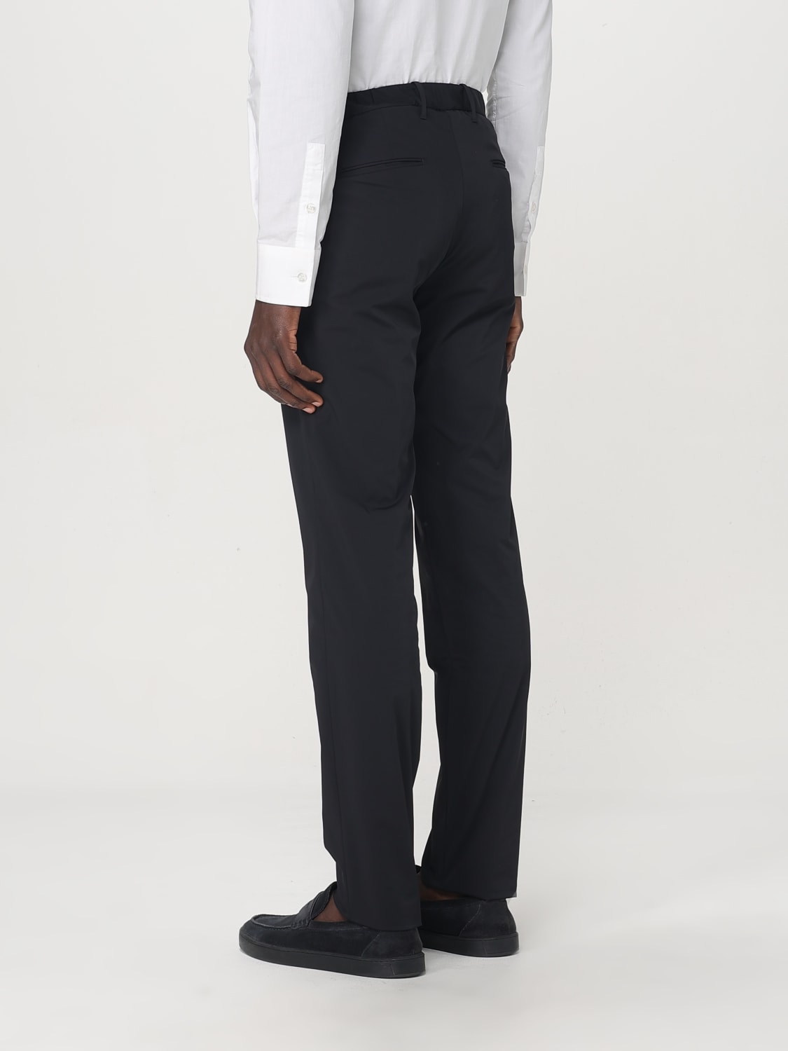 INCOTEX PANTALONI: Pantalone chino Incotex in misto cotone , Nero - Img 2