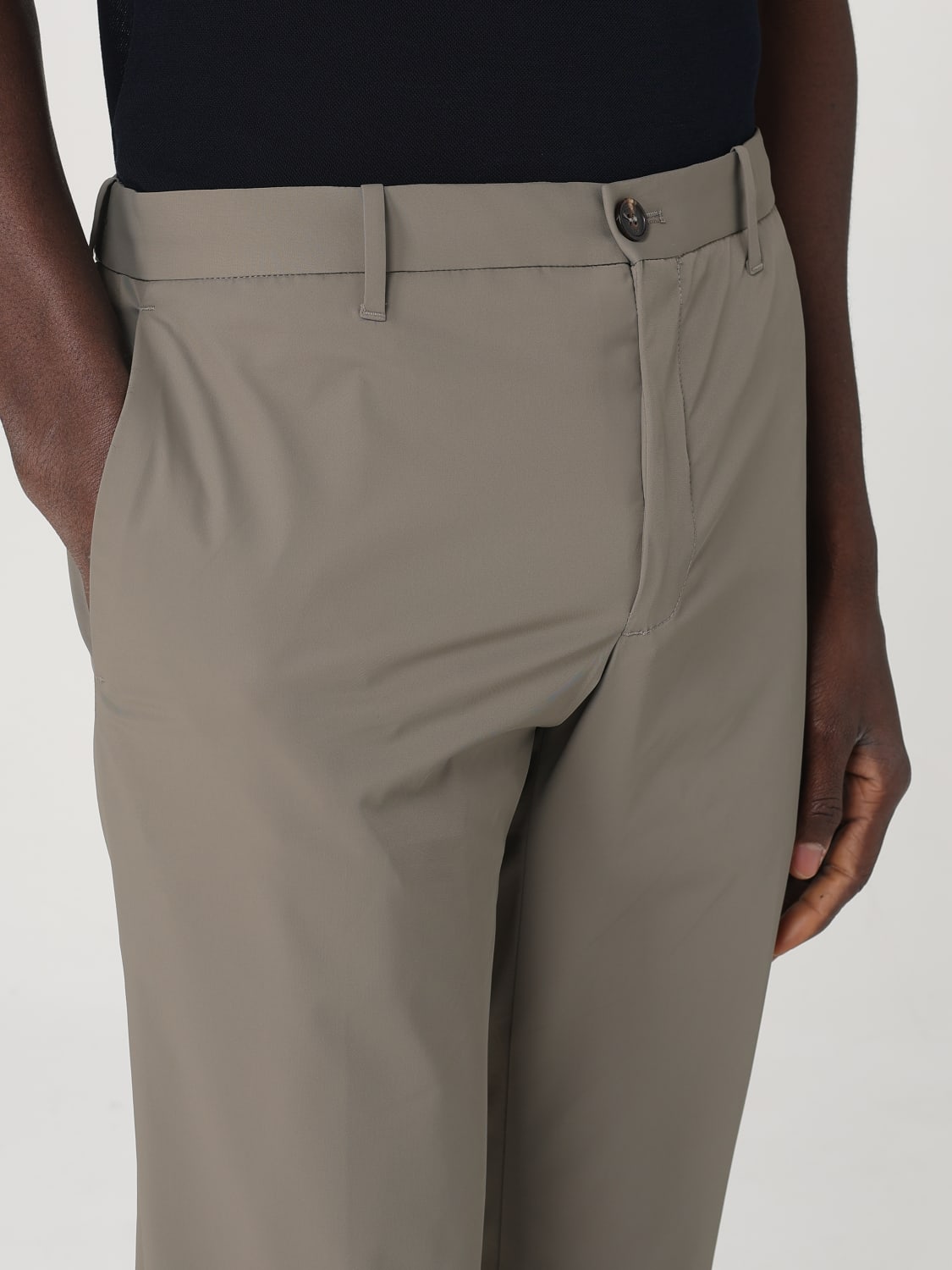 INCOTEX PANTS: Pants men Incotex, Mud - Img 3