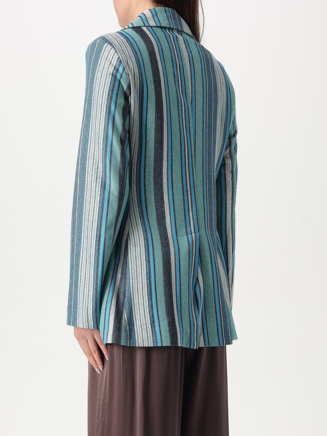 アウターその他 MALIPARMI Woman Blazer Blue JD645551089 A8182 MALIPARMI: Jacket woman - Blue | Maliparmi blazer