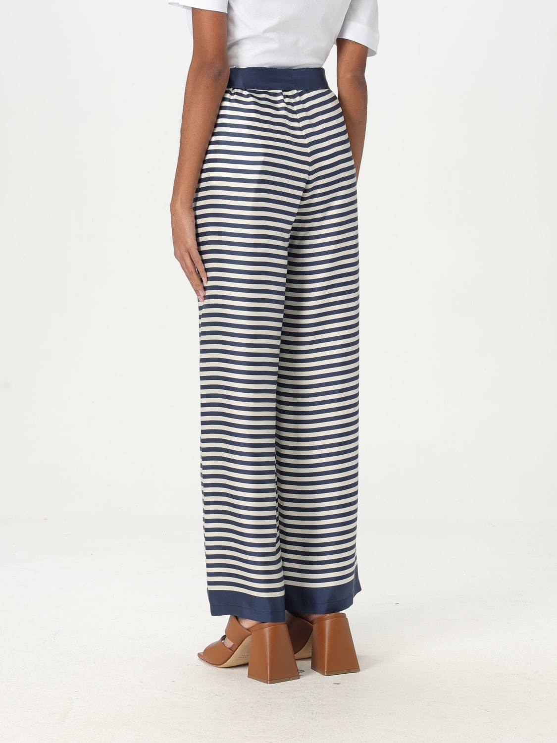 パンツ S MAX MARA Women Straight Pants 2519131021600 001 Blue S MAX MARA: Pants woman - Blue | 'S Max Mara pants