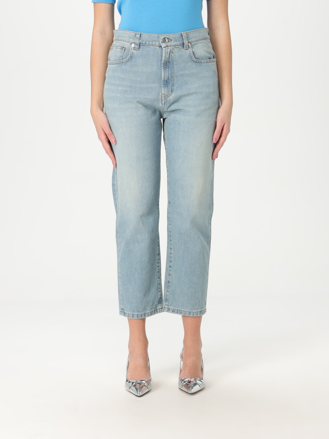 N° 21 Woman Jeans Blue 22110539 6001 N° 21: Jeans woman - Blue | N° 21 jeans 22110539 online at