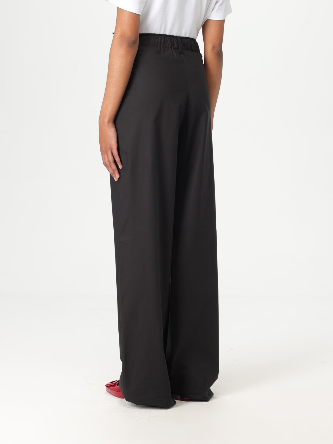N° 21 Woman Pants Black B0410132 9000 N° 21: Pants woman - Black | N° 21 pants B0410132 online at