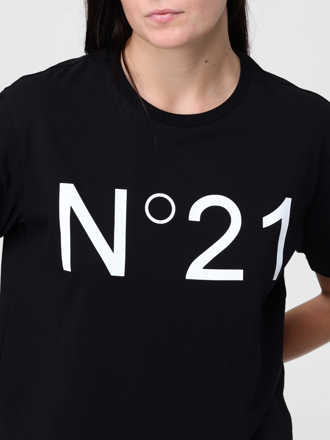 N° 21 T-SHIRT: Polo damen N° 21, Schwarz - Img 5