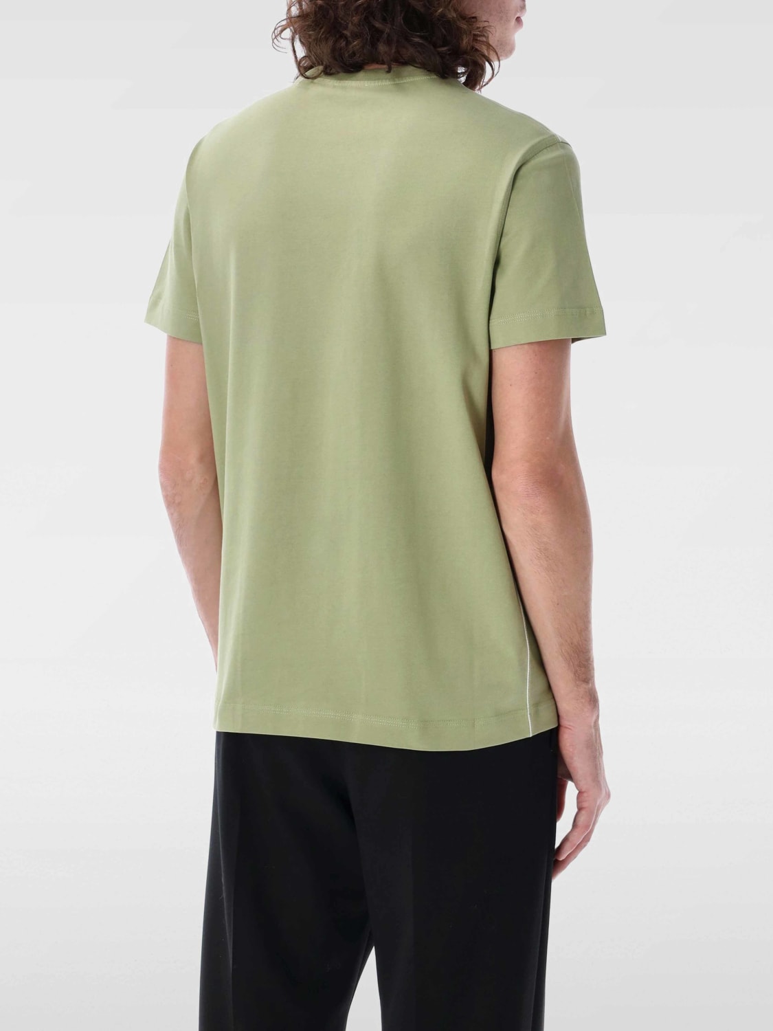 BURBERRY: T-shirt men - Green | Burberry t-shirt 8105177 BURBERRY: T-shirt men - Green | Burberry t-shirt 8105177