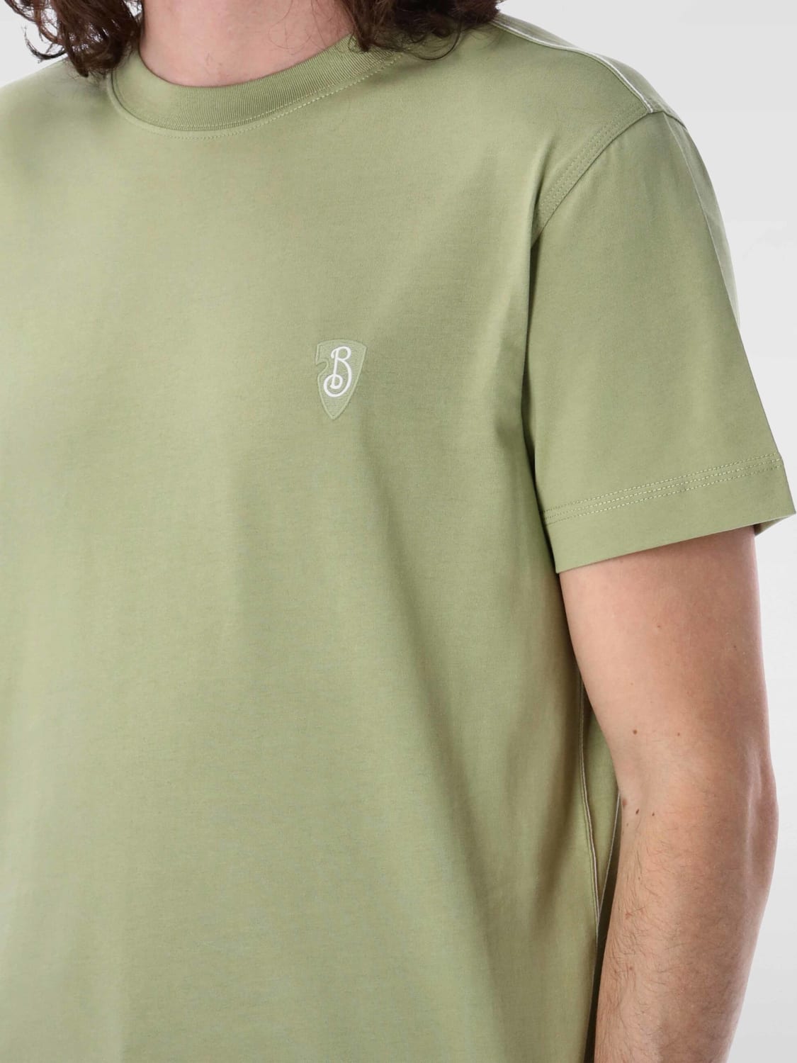 BURBERRY: T-shirt men - Green | Burberry t-shirt 8105177 BURBERRY: T-shirt men - Green | Burberry t-shirt 8105177