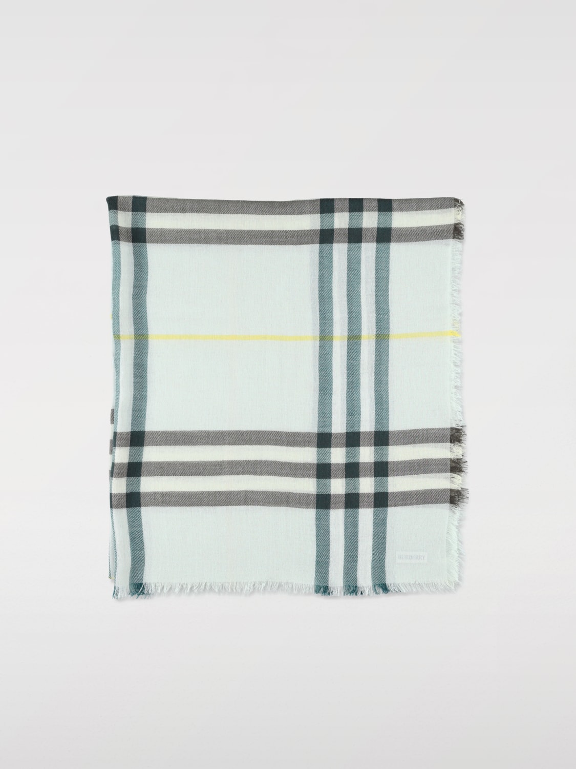 スカーフ Burberry SCARF (8102535) BURBERRY: Scarf men - White | Burberry scarf 8102535 online