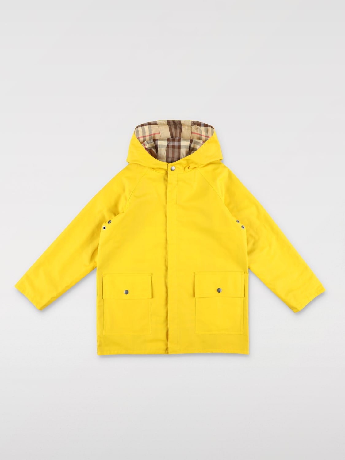 BURBERRY: Jacket kids - Yellow | Burberry jacket 8100025