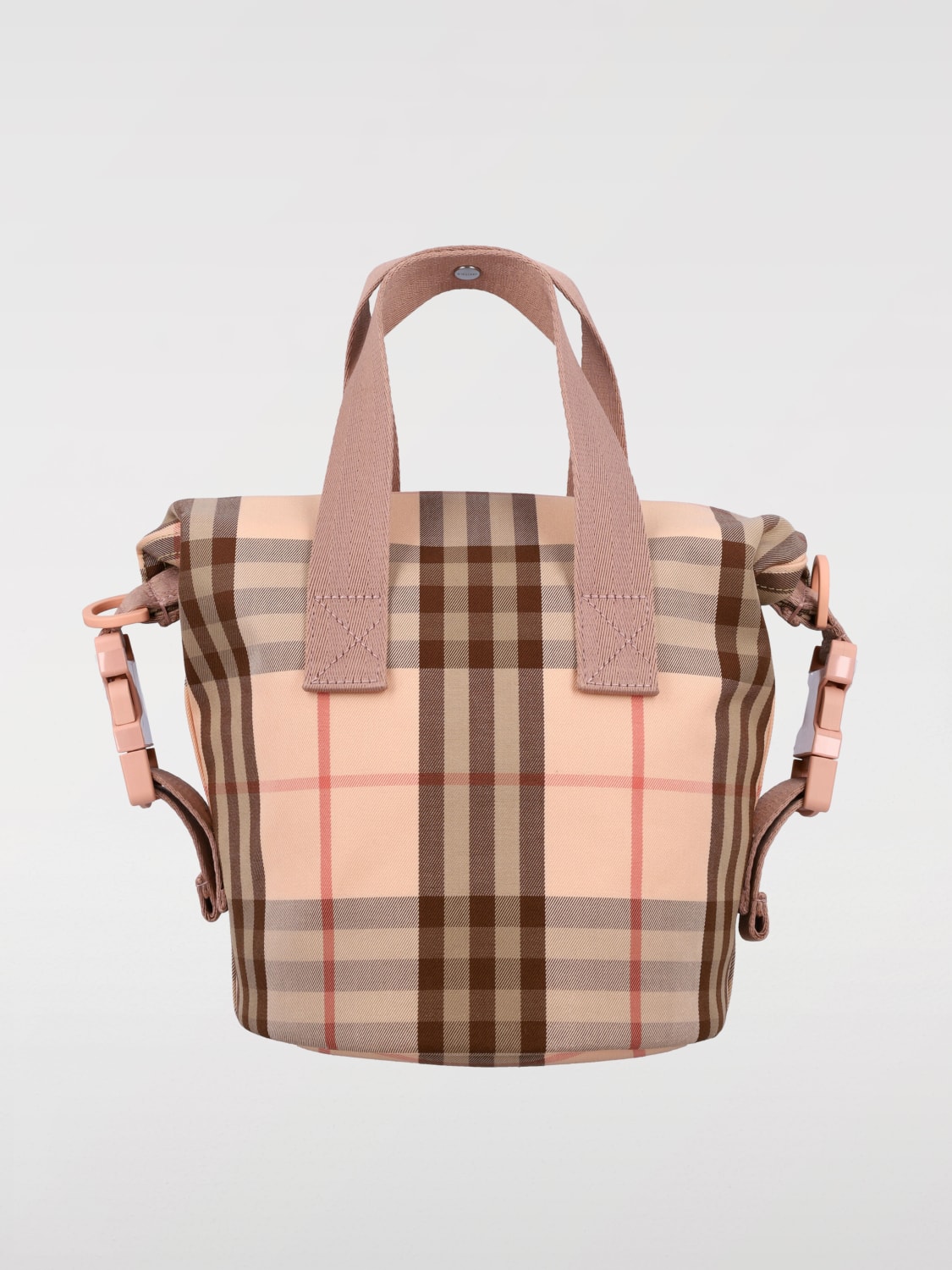 BURBERRY KIDS レディース トートバッグ 8100227 Burberry Kid's Drawstring Check Tote Bag | Saks Fifth Avenue