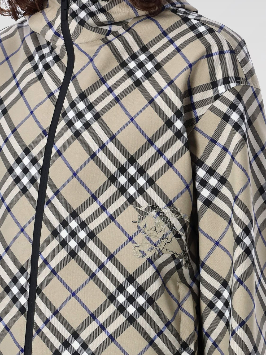 ブルゾン Burberry Giacca In Nylon Con Inserti Check Burberry Giacca In Nylon Con Inserti Check (Burberry