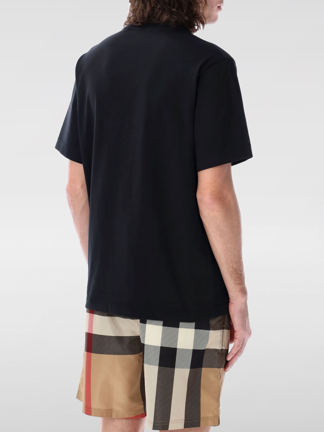 BURBERRY: T-shirt men - Black | Burberry t-shirt 8107459