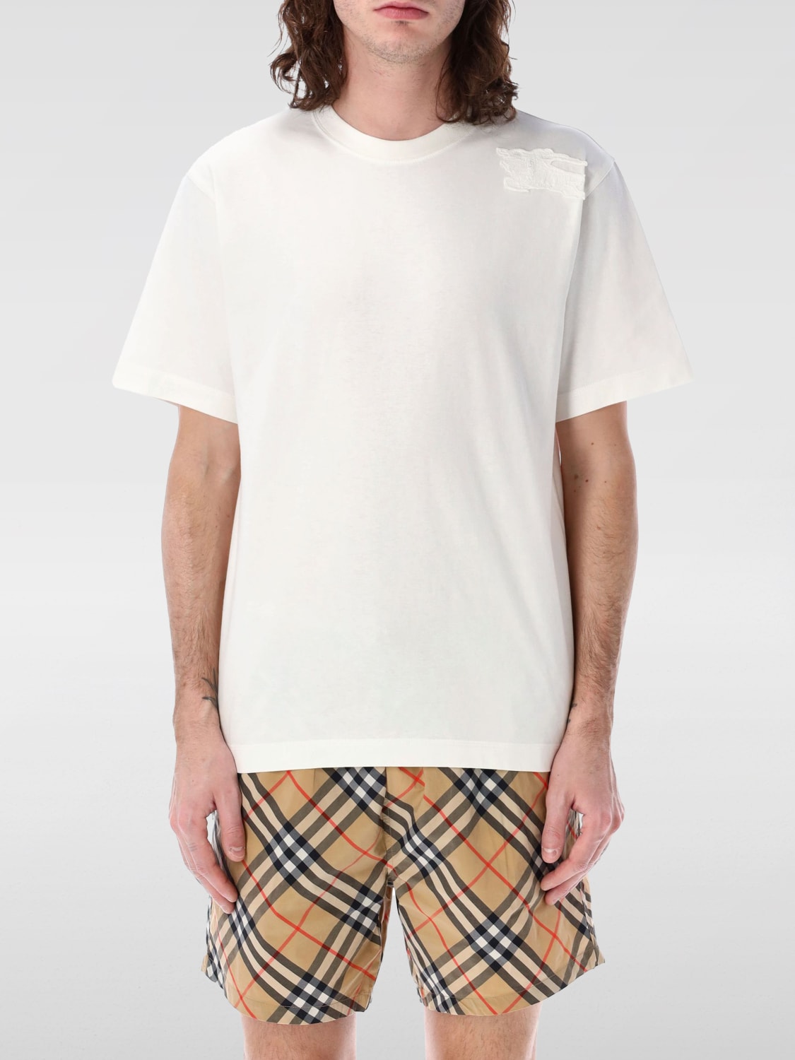 Tシャツ・カットソー Burberry TSHIRT (8107460) BURBERRY: T-shirt men - White | Burberry t-shirt 8107460