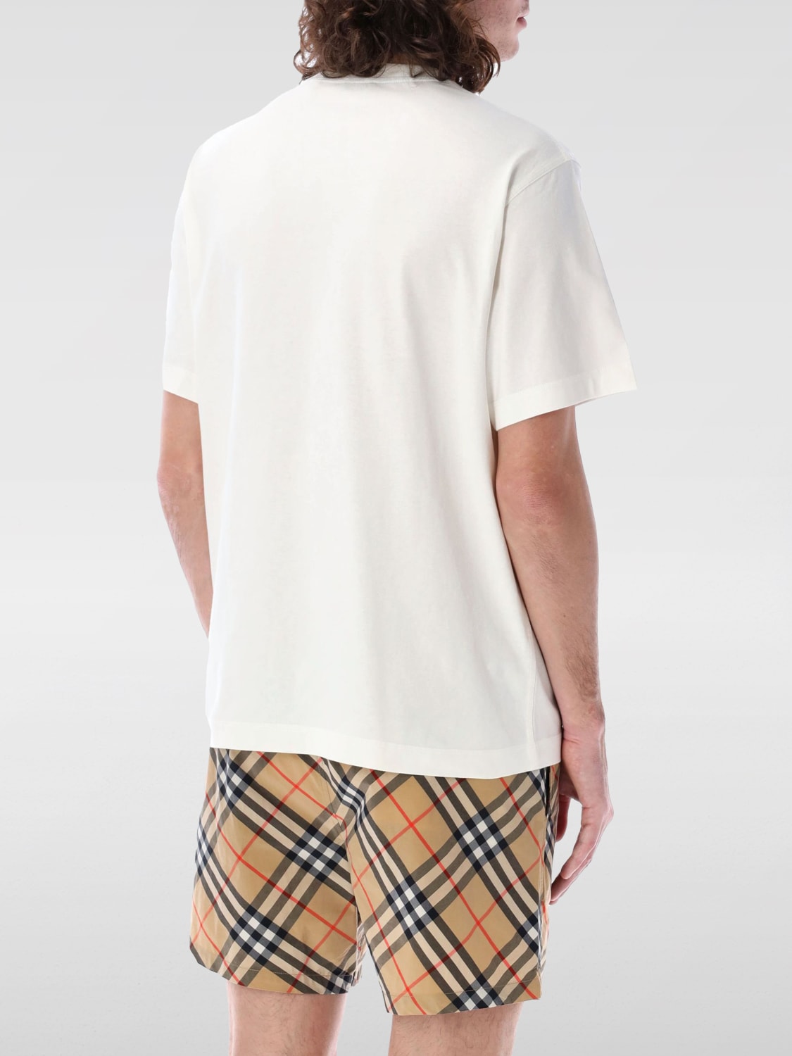BURBERRY: T-shirt men - White | Burberry t-shirt 8107460
