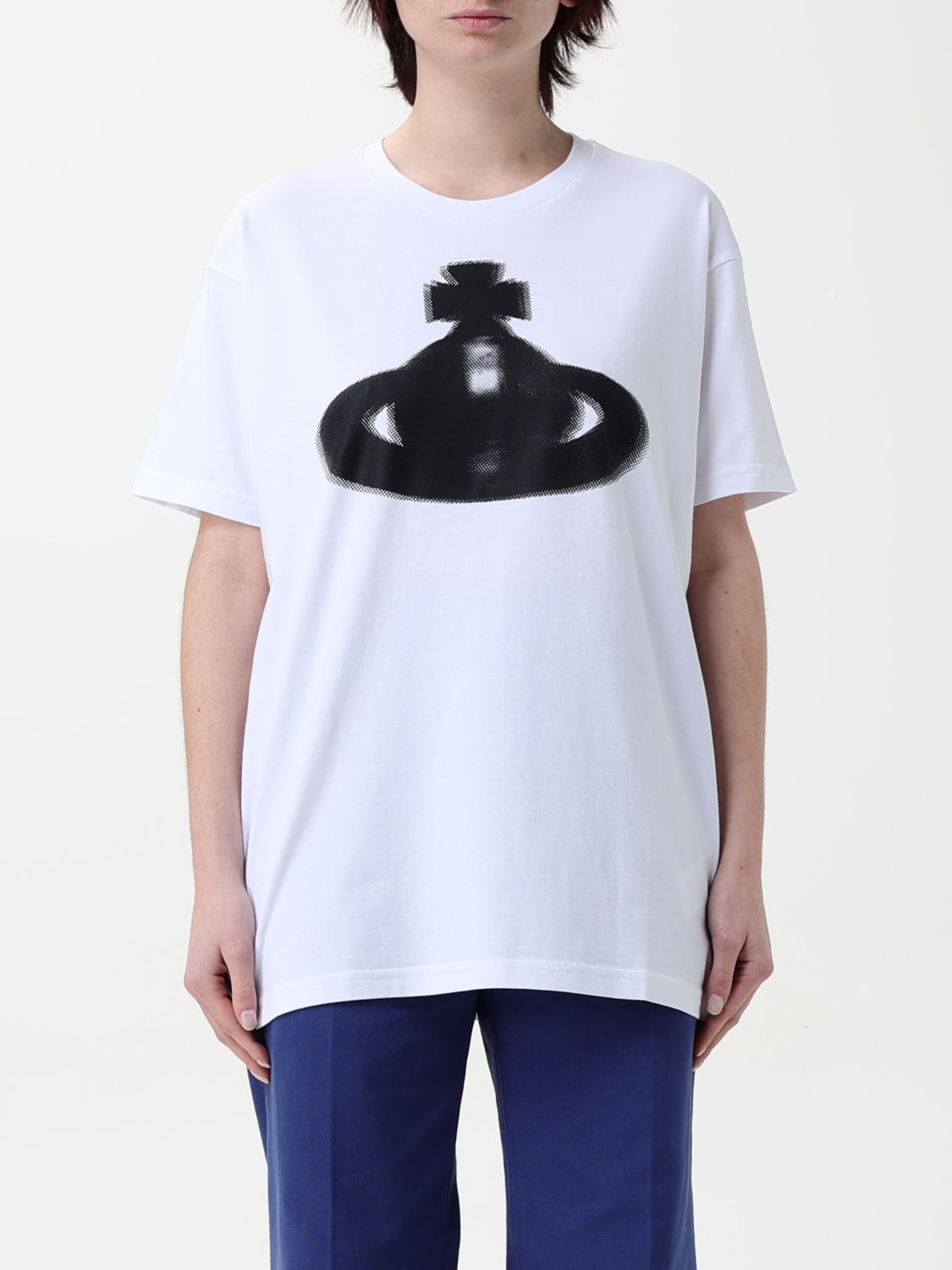 Tシャツ・カットソー VIVIENNE WESTWOOD Woman T-Shirt White 3G01003GJ001M A401 VIVIENNE WESTWOOD: T-shirt woman - White | Vivienne Westwood
