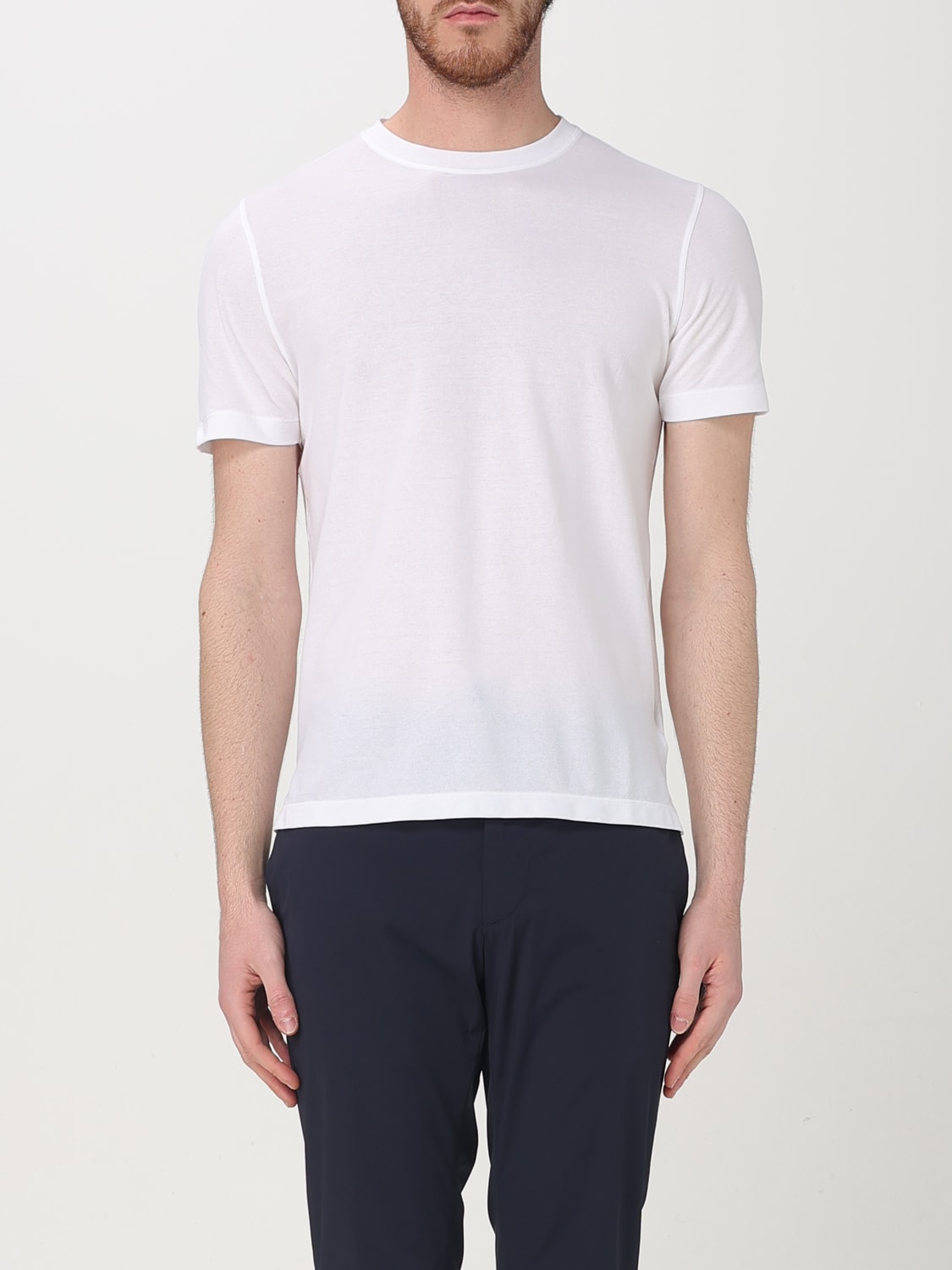 Tシャツ・カットソー ZANONE Men T-shirt White 815114ZG380 Z0001 ZANONE: T-shirt men - White | Zanone t-shirt 815194ZG380