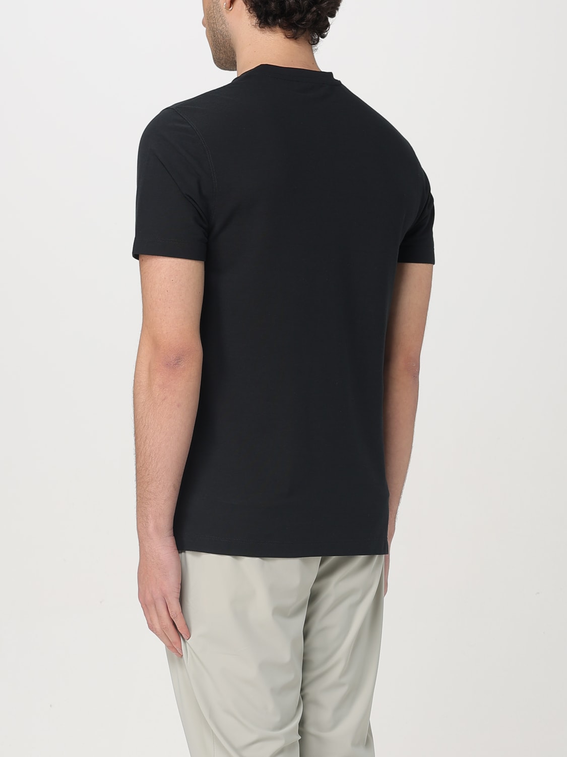 Tシャツ・カットソー ZANONE Men T-shirt Black 812597ZG380 Z0015 ZANONE: T-shirt men - Black | Zanone t-shirt 815194ZG380