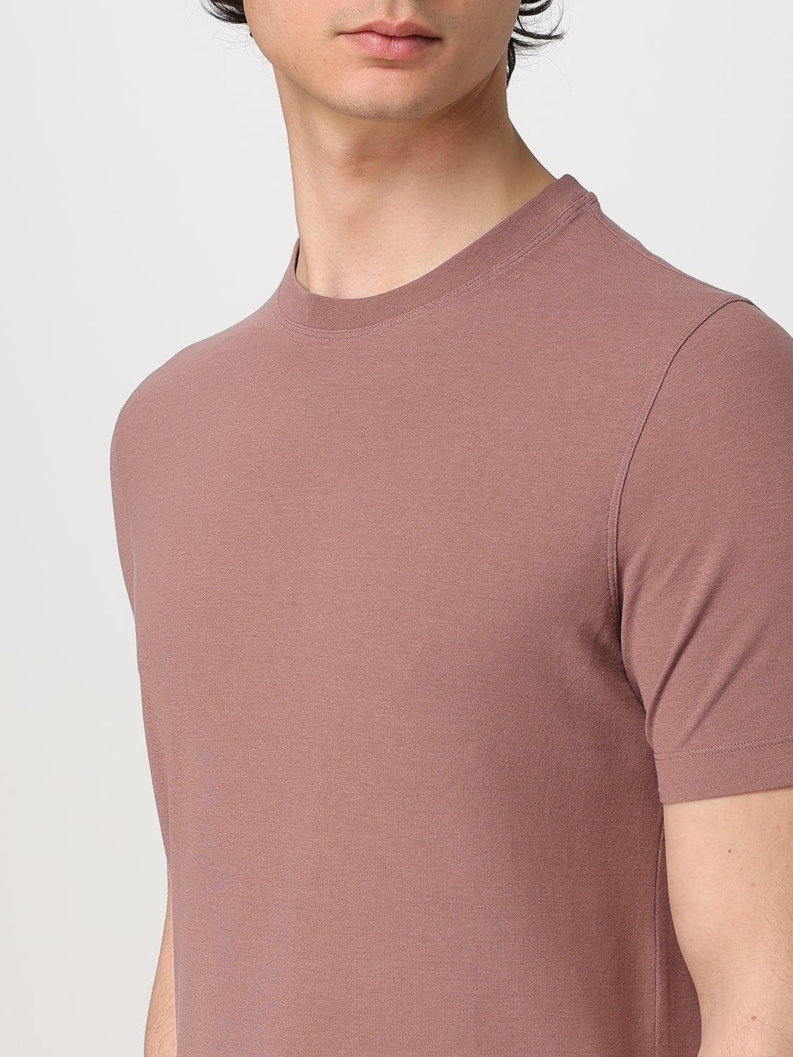 ZANONE T-SHIRT: T-shirt men Zanone, Peach - Img 3