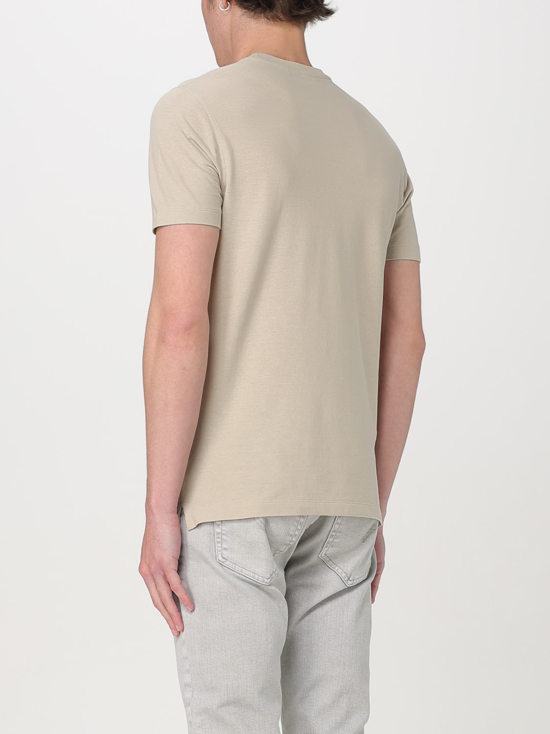 ZANONE: T-shirt men - Sand | Zanone t-shirt 815194ZG380