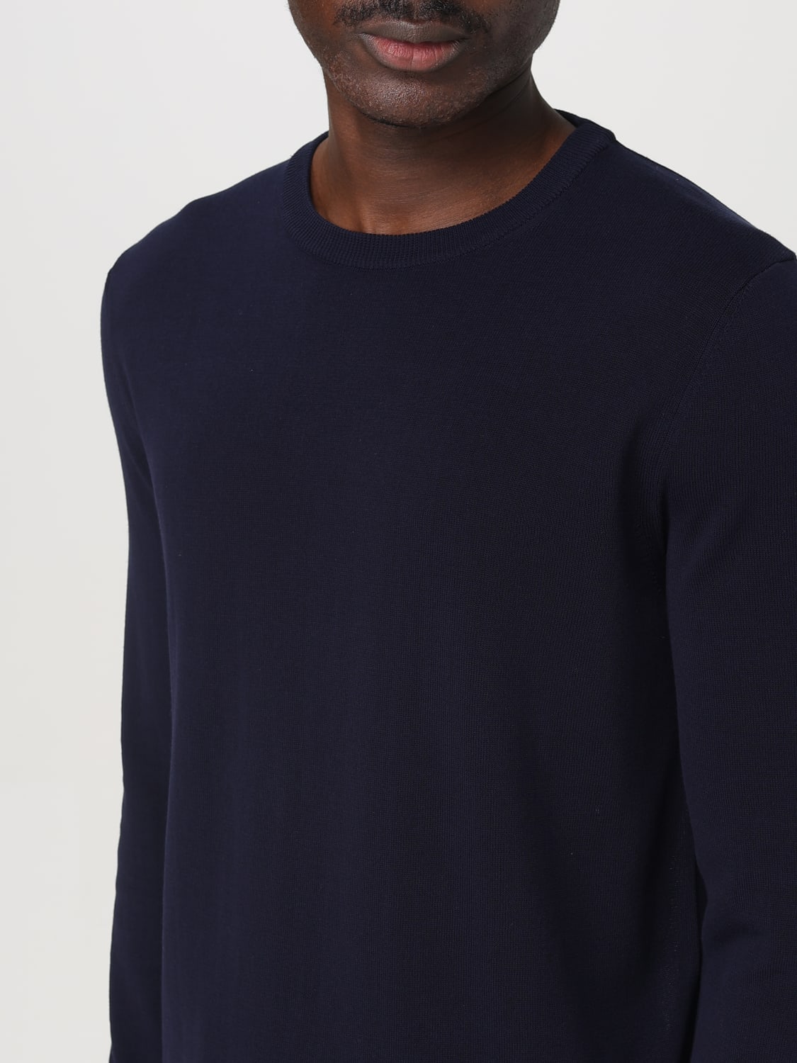 ZANONE JERSEY: Sudadera hombre Zanone, Azul Oscuro - Img 3