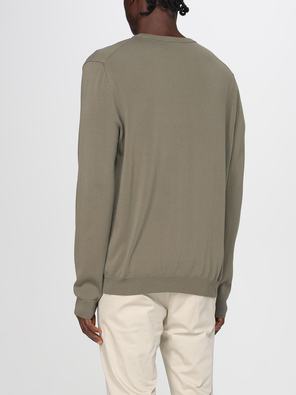 ZANONE SWEATER: Zanone cotton sweater, Green - Img 2