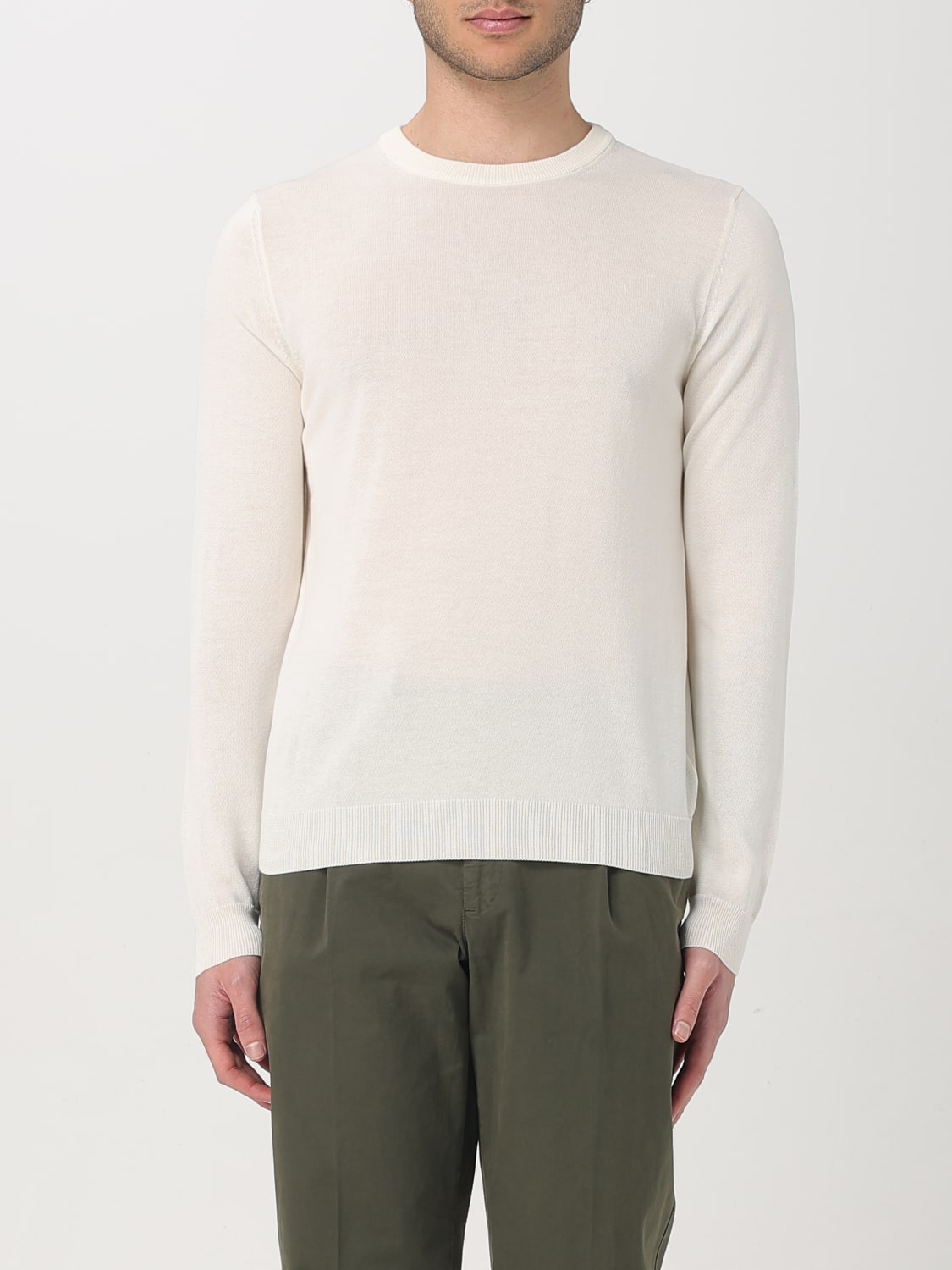 ZANONE SWEATER: Zanone cotton sweater, Beige - Img 1