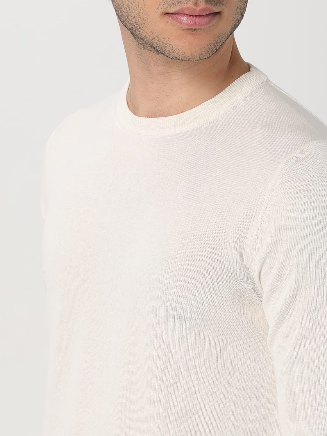 ZANONE SWEATER: Zanone cotton sweater, Beige - Img 3