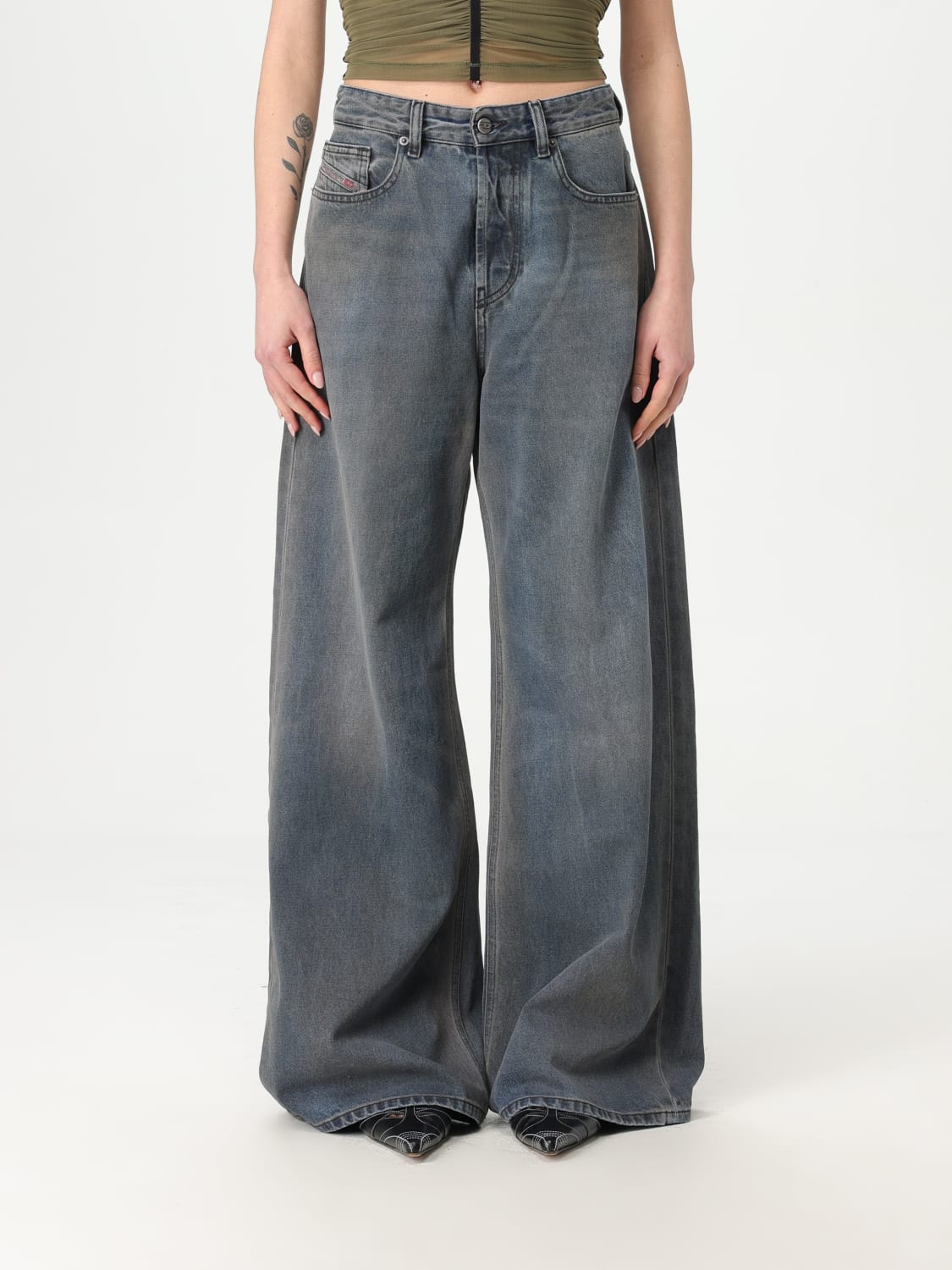デニム・ジーパン DIESEL Woman Jeans Blue A0692509L46 1 DIESEL:パンツ レディース - ブルー | GIGLIO.COMオンラインの