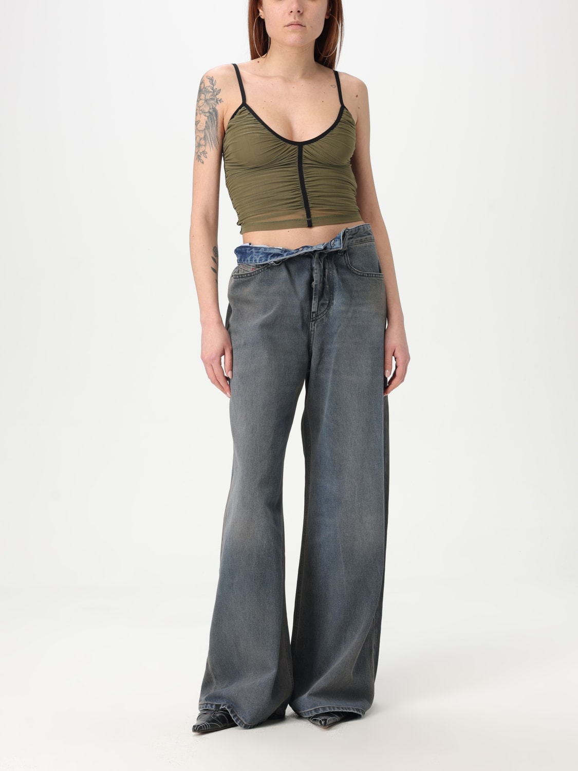 デニム・ジーパン DIESEL Woman Jeans Blue A0692509L46 1 DIESEL: Pants woman - Blue | Diesel jeans A0692509L46 online