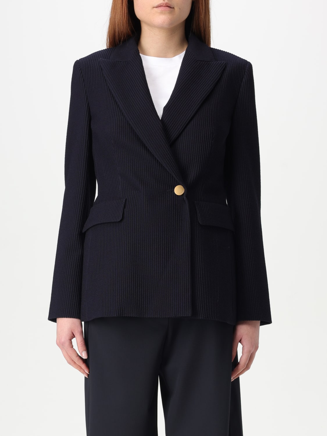 ジャケット MAX MARA Women Jackets PAGANO2511041101600 001 blue Padded coats Blue and light blue Woman | Max Mara