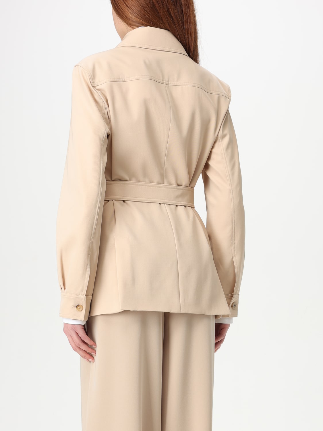 ジャケット MAX MARA Woman Jacket Beige 2511041041600 002 MAX MARA: wool jacket - Beige | Max Mara jacket